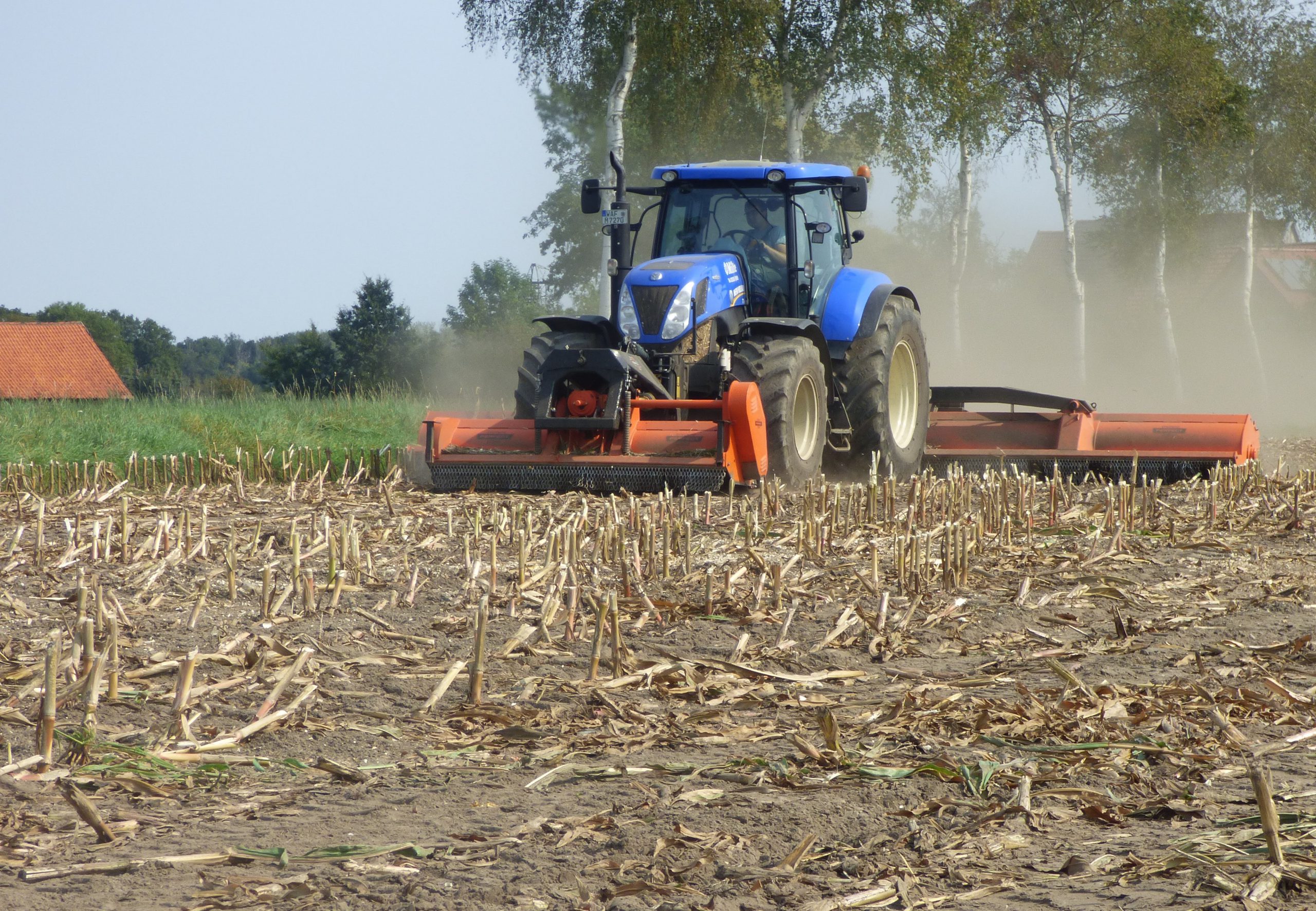 TRIWING, heavy duty klepelmaaierset met 8,60 m werkbreedte